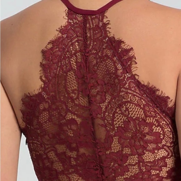 MANIJU CHIFFON LAYERED DRESS with LACE BACK - Picture 12 of 12